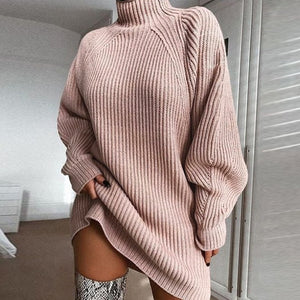 Women's Cosy Turtleneck Long Sweater