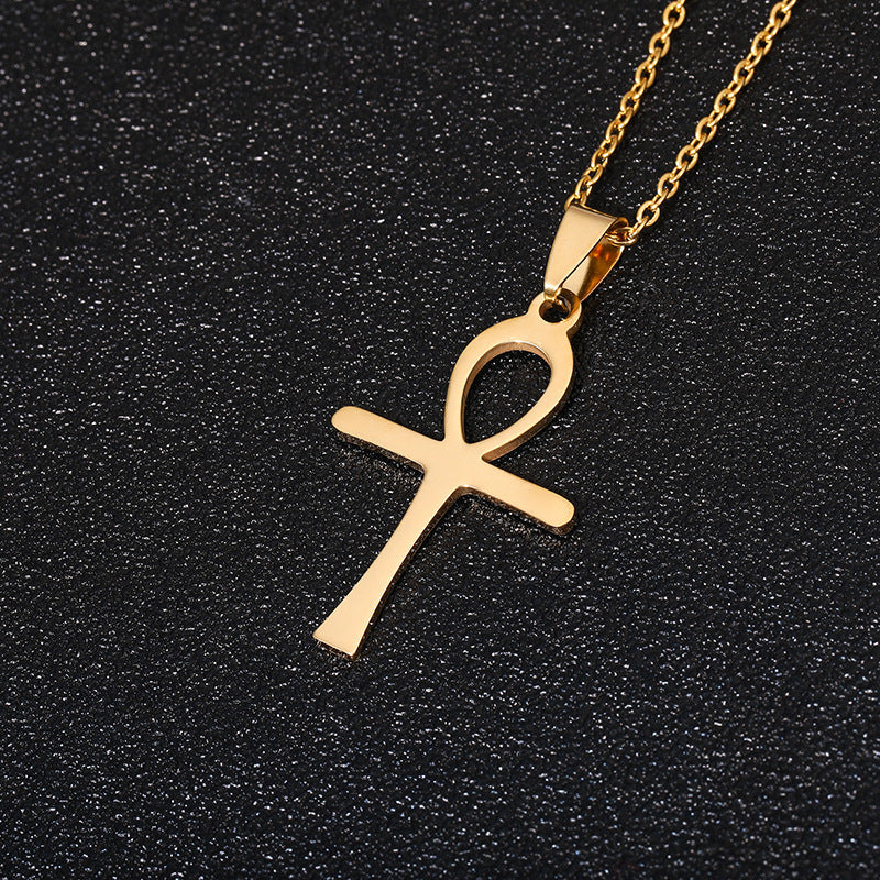 Unisex Stainless Steel Cross Necklace