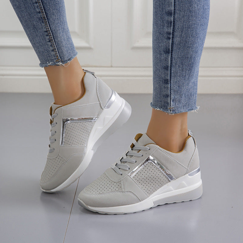 Women's Casual Sneakers (Platform Wedge Heel)