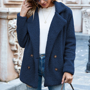 Women’s Loose Lapel Winter Coat