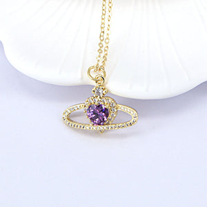 Women's Zircon Love Necklace