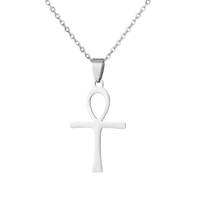 Unisex Stainless Steel Cross Necklace