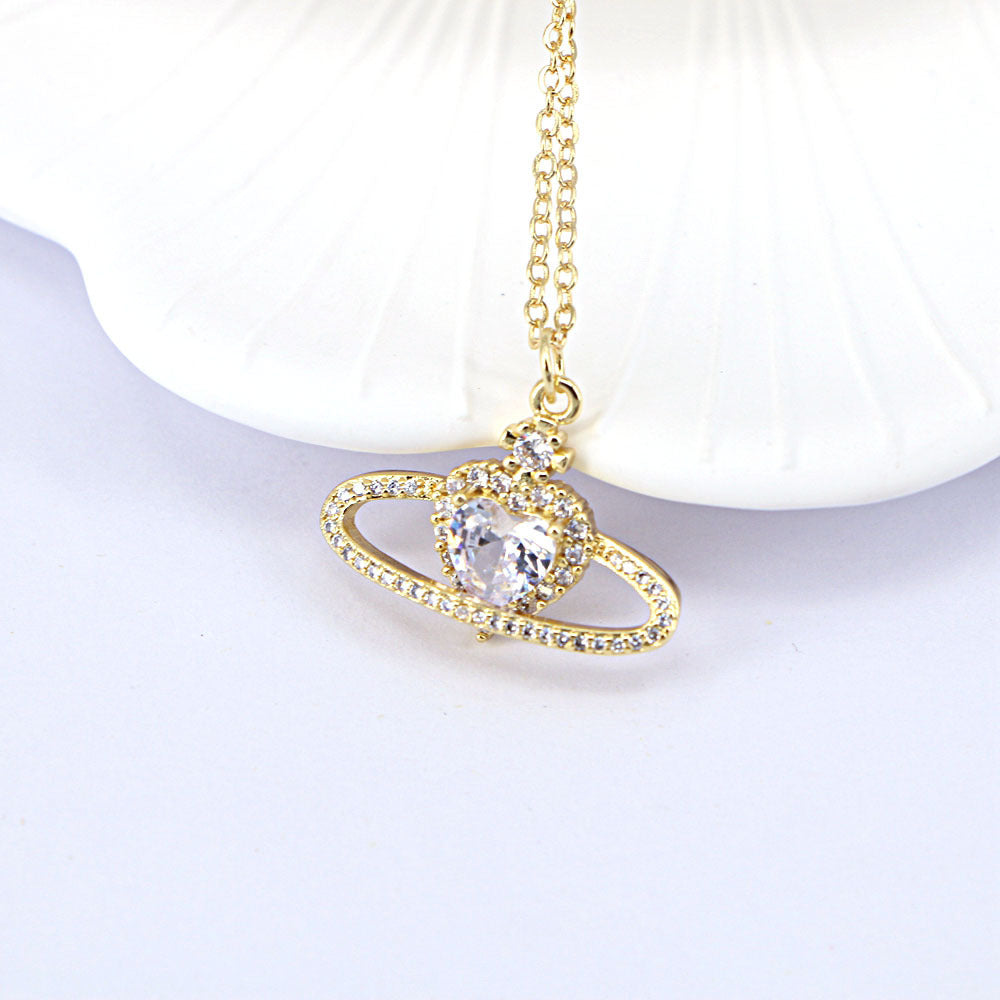 Women's Zircon Love Necklace