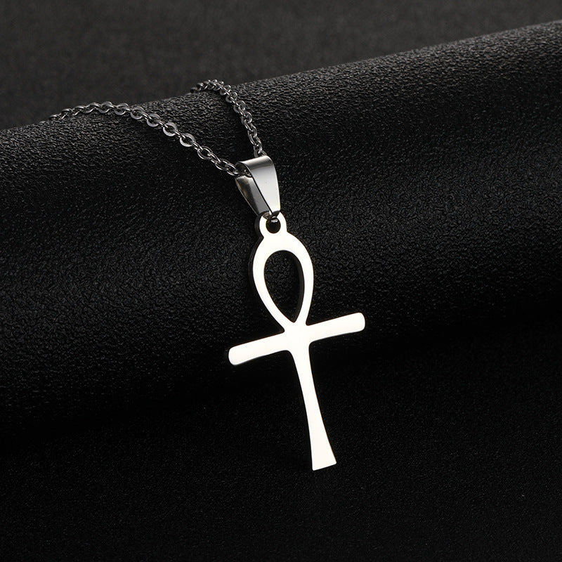 Unisex Stainless Steel Cross Necklace