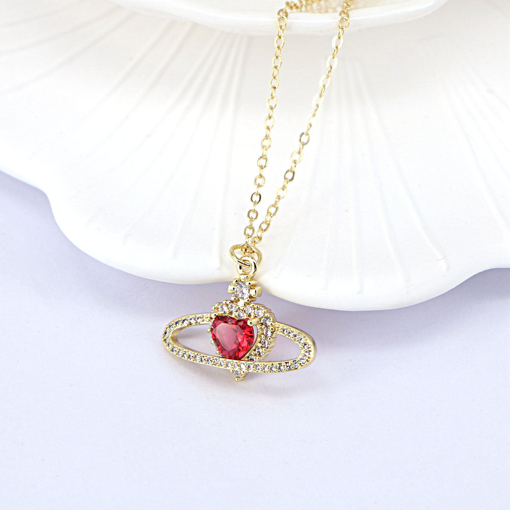 Women's Zircon Love Necklace