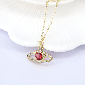 Women's Zircon Love Necklace