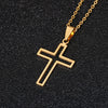 Unisex Stainless Steel Cross Necklace