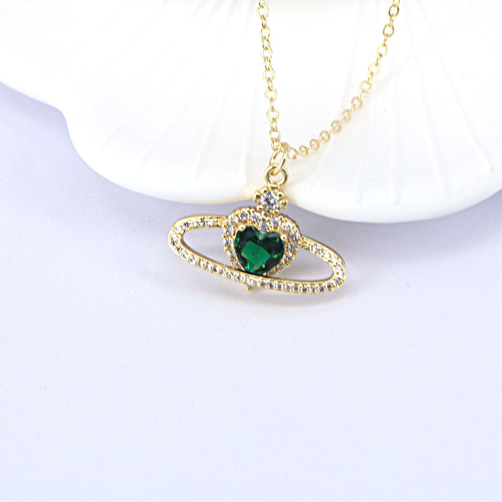 Women's Zircon Love Necklace