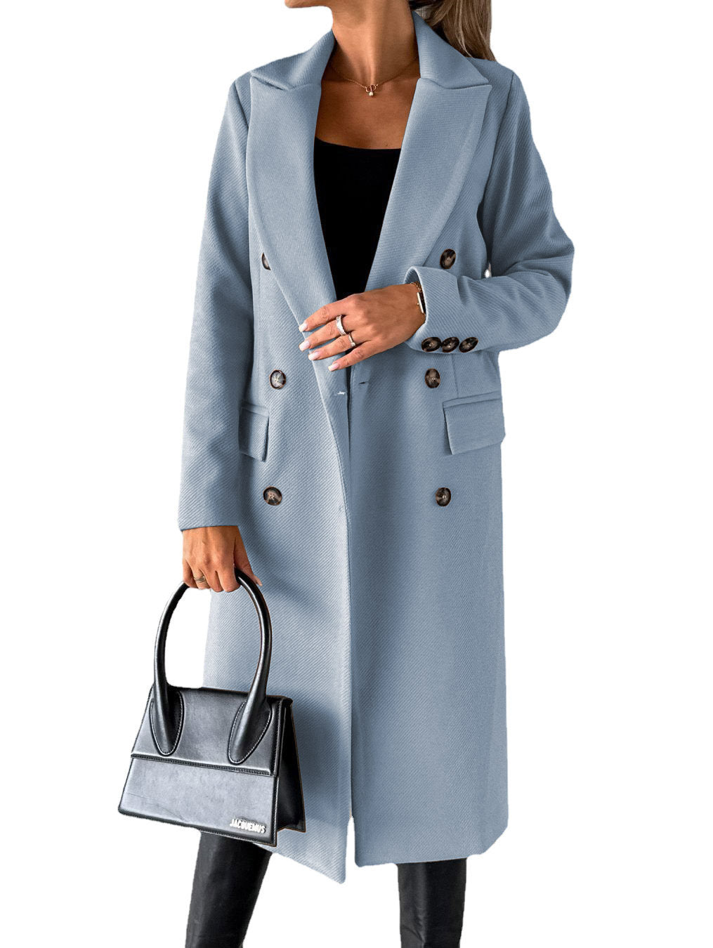 Women’s Long Sleeve Lapel Winter Coat