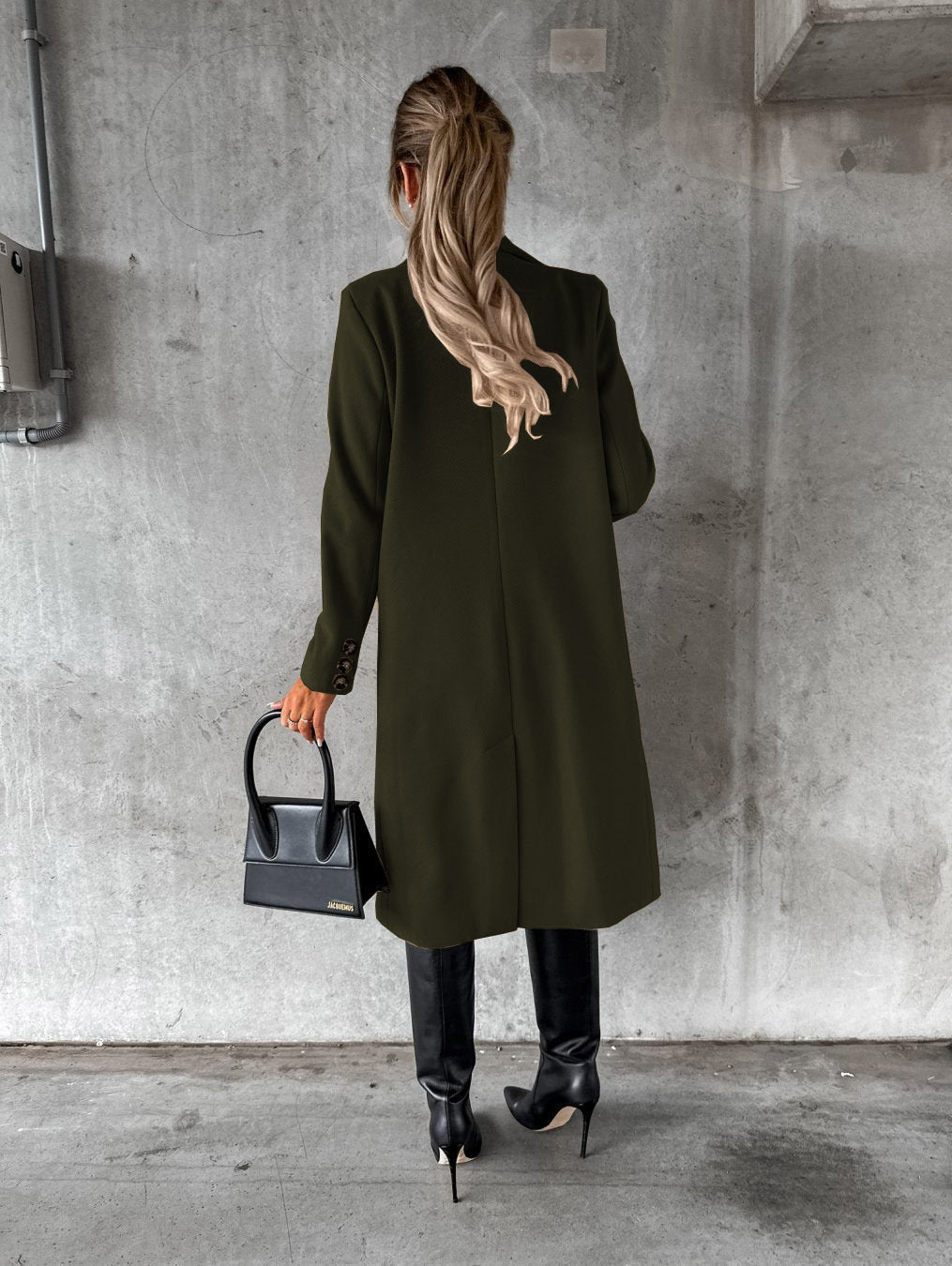 Women’s Long Sleeve Lapel Winter Coat