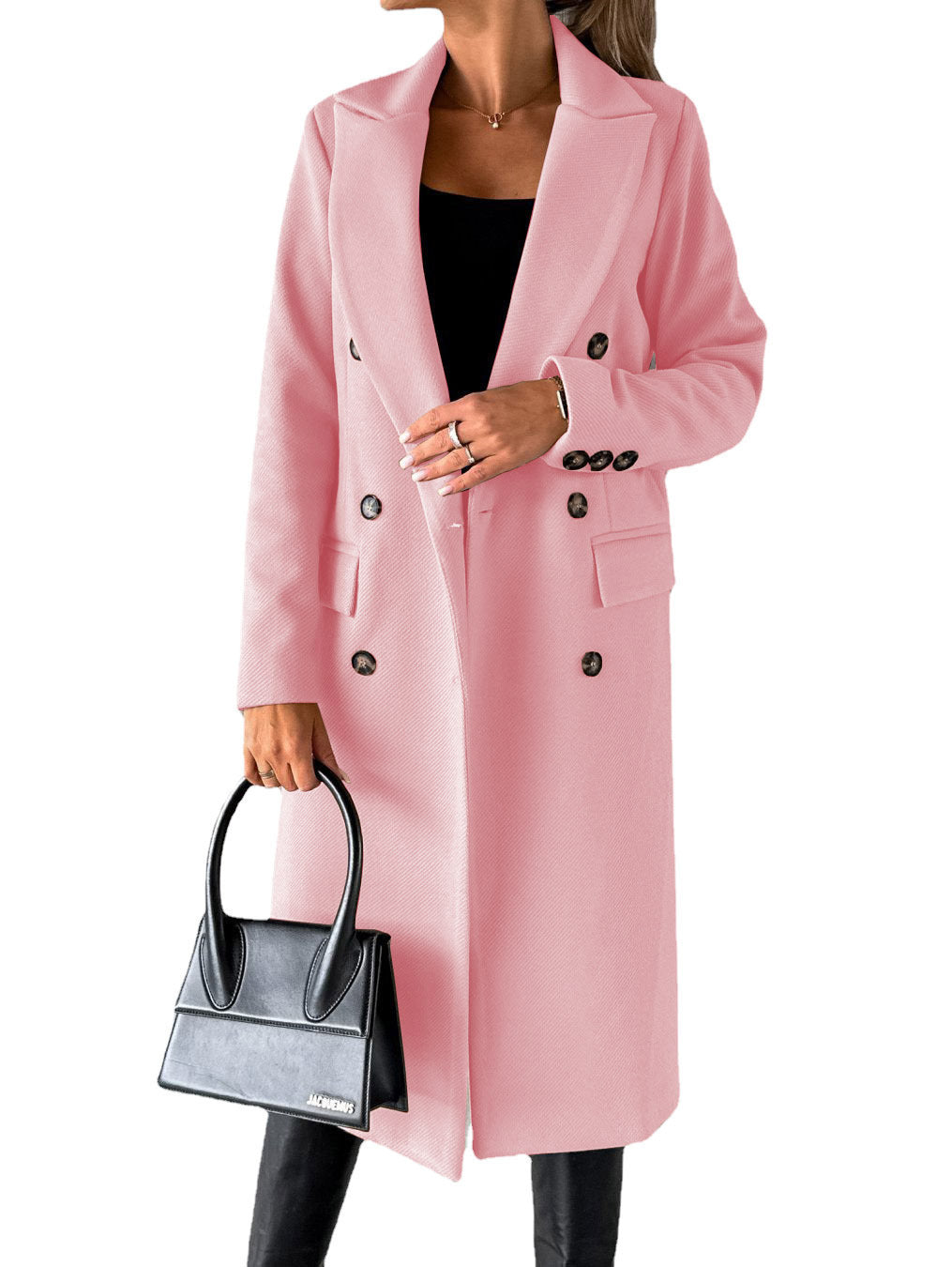 Women’s Long Sleeve Lapel Winter Coat