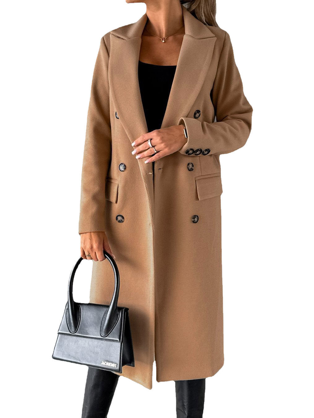 Women’s Long Sleeve Lapel Winter Coat